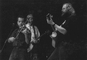 Wes with David and Odai of Hair of the Dog. Photo by Noel Kaplan, 1992